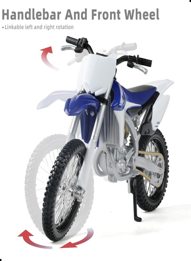 Risopen Dirtbike Toy Motorcycle Compatible for Yamaha YZ450F 1:12 Dirtbike Toy Motorcycle Model for Kid Age 8-14 - Image 3